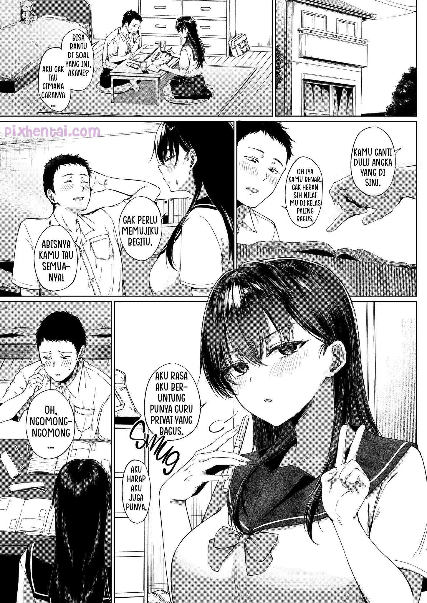 Komik hentai xxx manga sex bokep Bakunyuu Yuutousei ni Hitsuyou na Chinpo no Obenkyou Zenpen 2